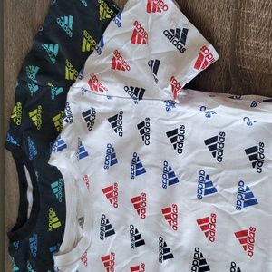 2 Boys ADIDAS shirts 14-16 Large